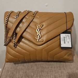 Saint Laurent YSL Lou medium quilted leather shoulder bag